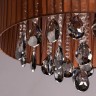 465017006 MW-Light Жаклин потолочная люстра, коричневый текстиль, E14*6*60W, 45см
