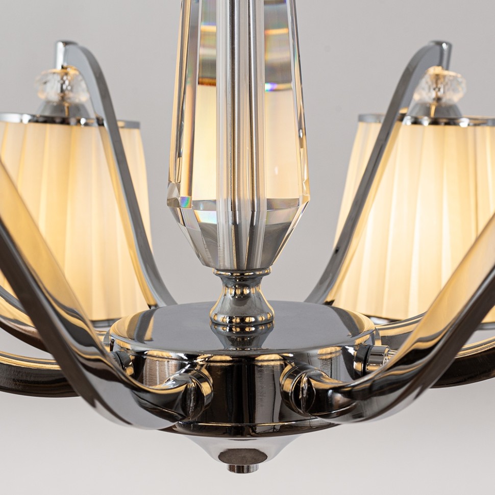 A4047PL-8CC ARTE LAMP потолочная люстра Talitha E14*8*40W, хром, белый, диаметр 79см