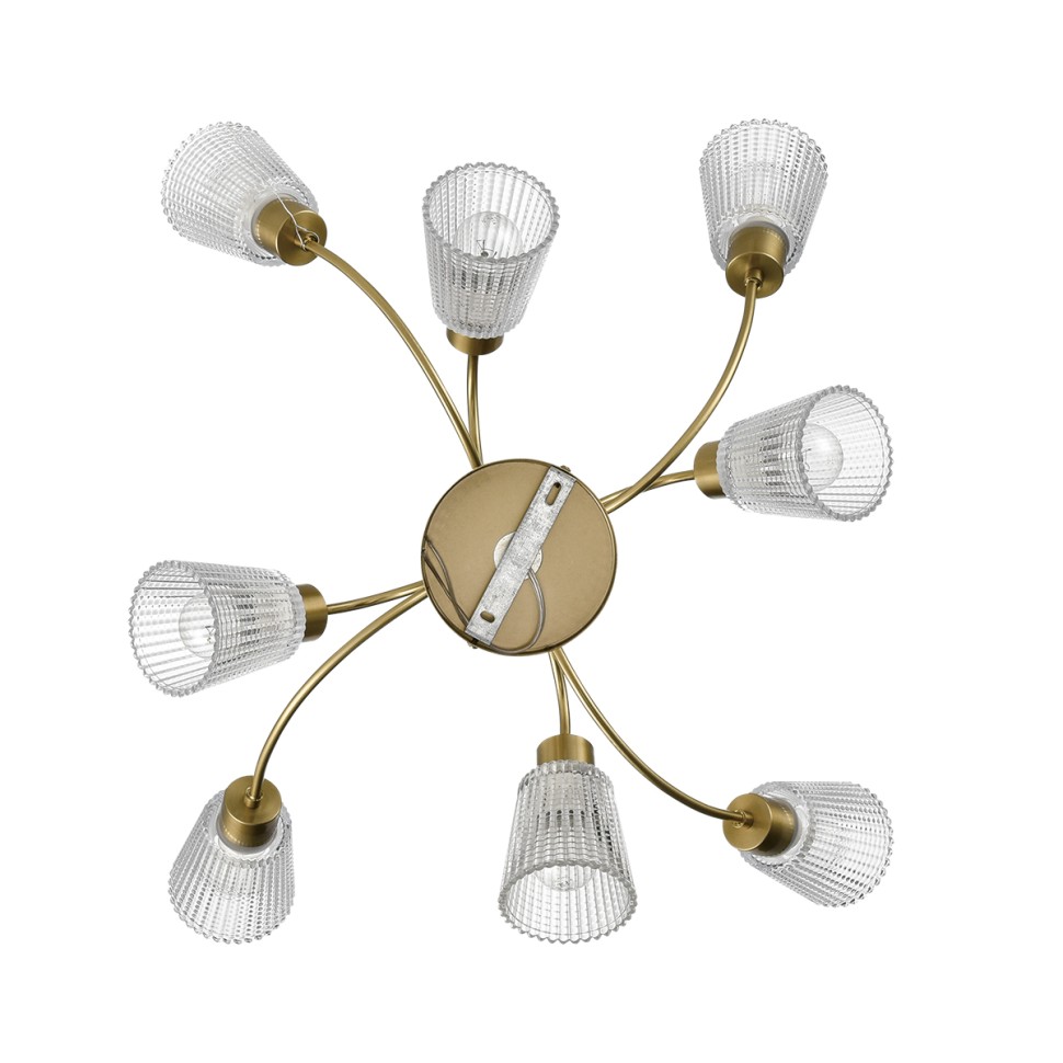 8154/8C LUMION потолочная люстра Imana E14*8*40W, медный