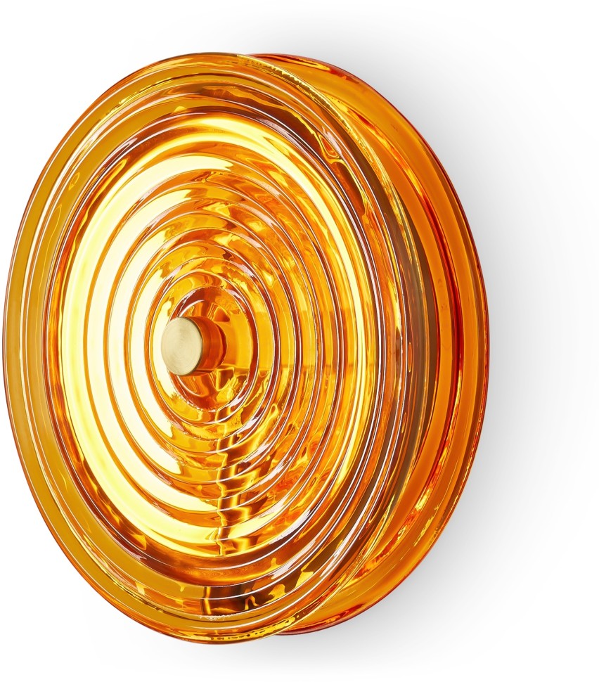 FR5442WL-L7YW Freya Настенный светодиодный светильник Borbon, Желтый, латунь, 7W, 3000K, 200mm