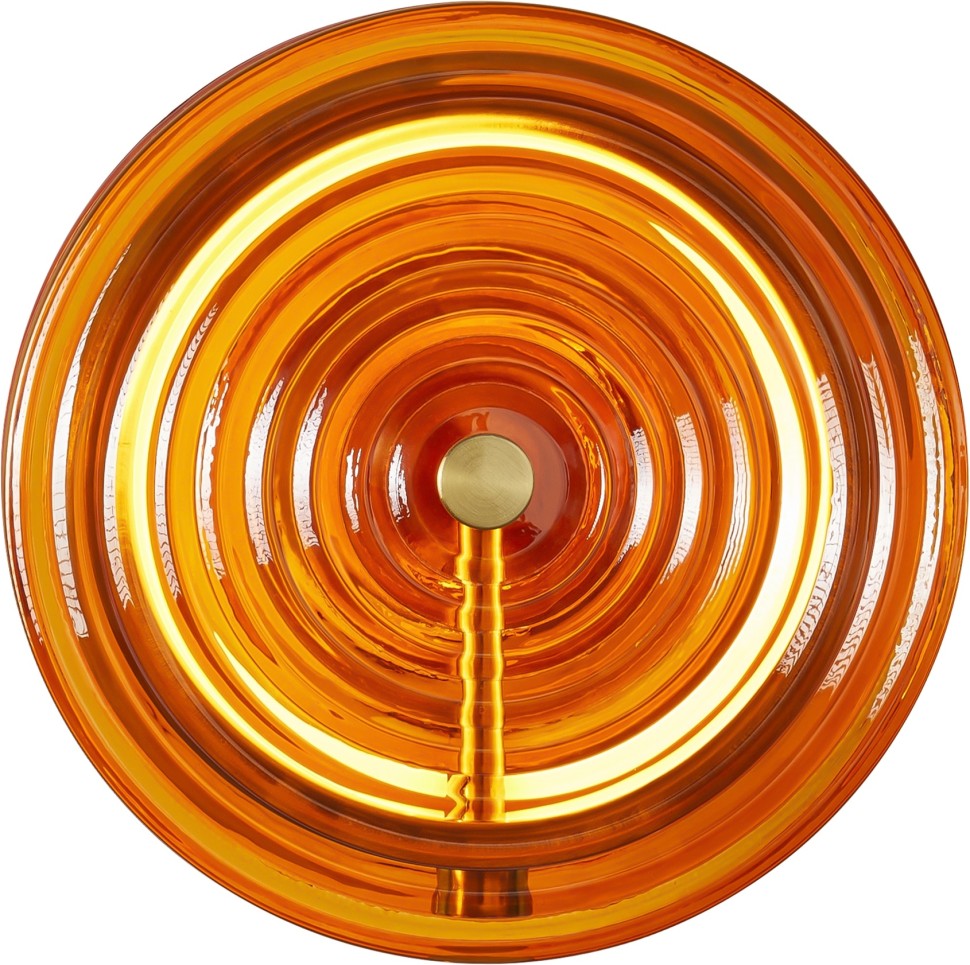 FR5442WL-L7YW Freya Настенный светодиодный светильник Borbon, Желтый, латунь, 7W, 3000K, 200mm