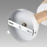 8095/6C LUMION потолочная люстра COLANGE в скандинавском стиле, белая, на штанге
