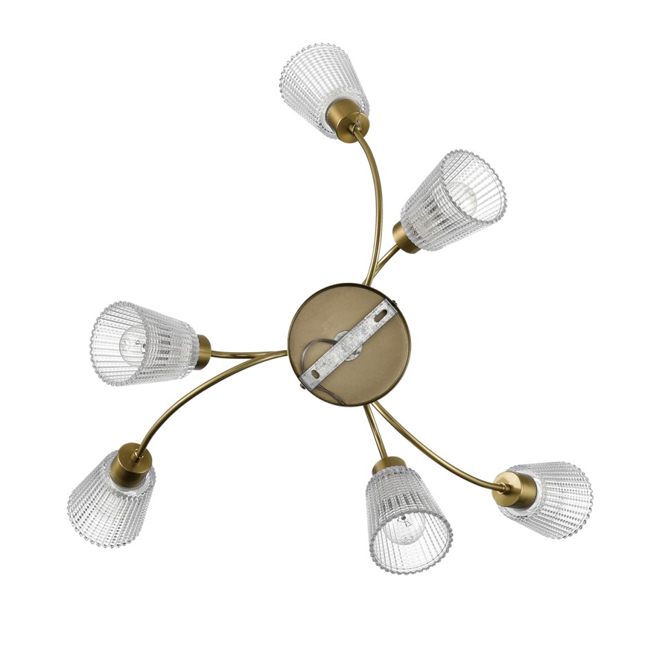 8154/6C LUMION потолочная люстра Imana E14*6*40W, медный