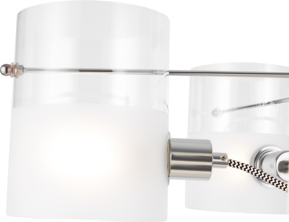 FR2023PL-05CH FREYA Потолочная люстра на штанге Ampera, E14*5*40W, хром, 60см диаметр