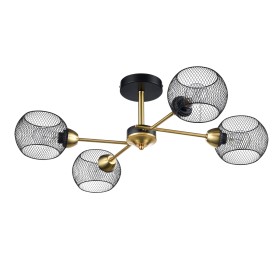 8247/4C LUMION потолочный светильник TUNARA, черный/бронза, E27*4*60W