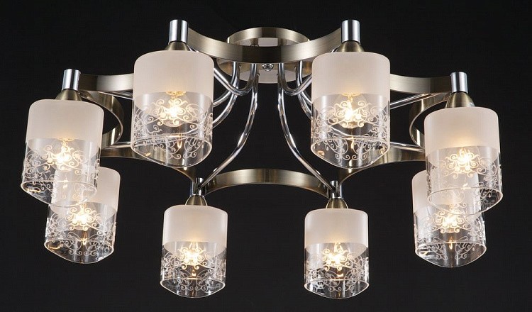FR5475CL-08CH Freya Потолочная люстра Tasmania