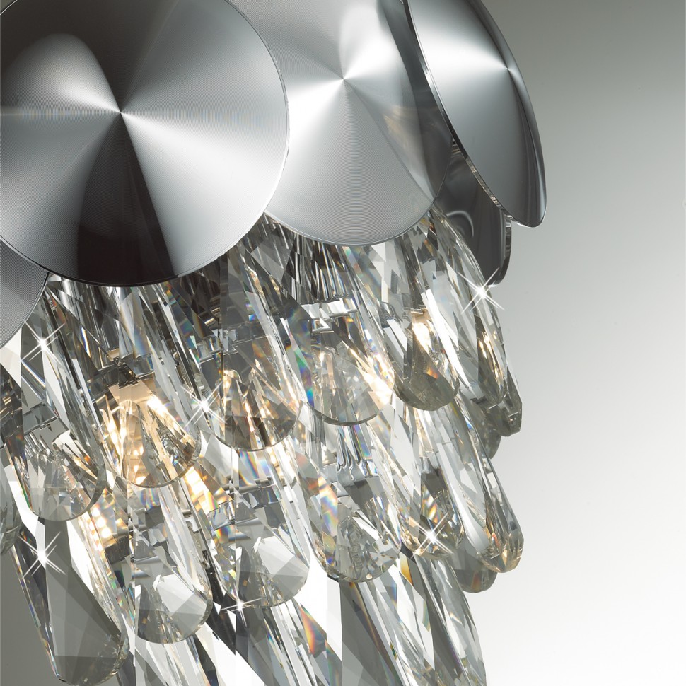 Архив - 4972/6 Odeon Light Hall подвесная хрустальная люстра CATRIS