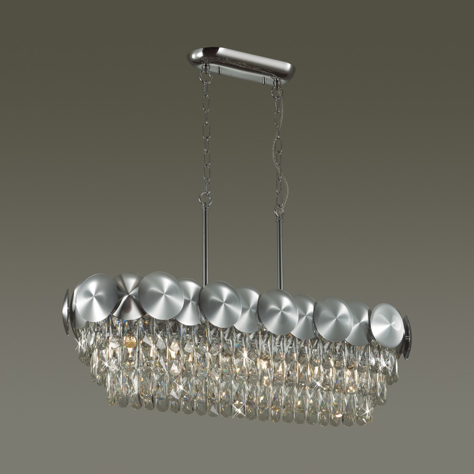 Архив - 4972/6 Odeon Light Hall подвесная хрустальная люстра CATRIS