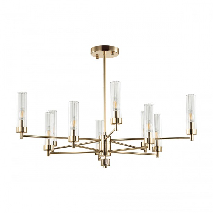 5274/10C LUMION CLASSI Люстра потолочная KAMILLA, E14*10*40W, золото