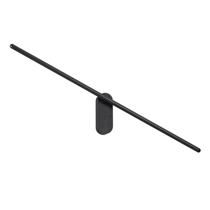 3858/12WB ODEON LIGHT черная настенная светодиодная подсветка MILL, 12W, 3000K, 710Lm