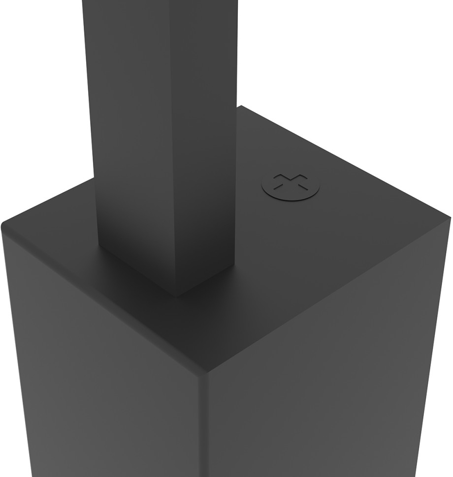 08419-100,19(3000K) Kink Light черный настенный светодиодный светильник 13W, 3000K, 100см