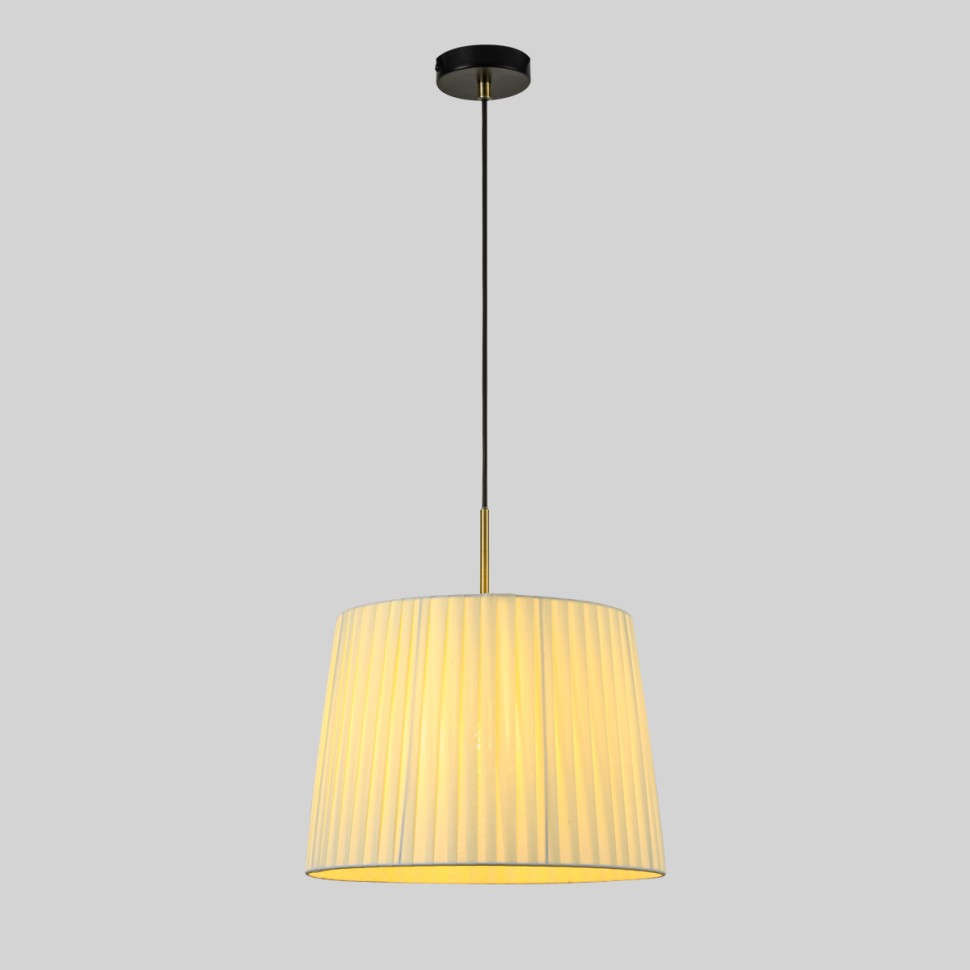 8302/1 Lumion MODERNI подвесной светильник TUNE, бронза/черный/бежевый, металл/текстиль E27*1*60W