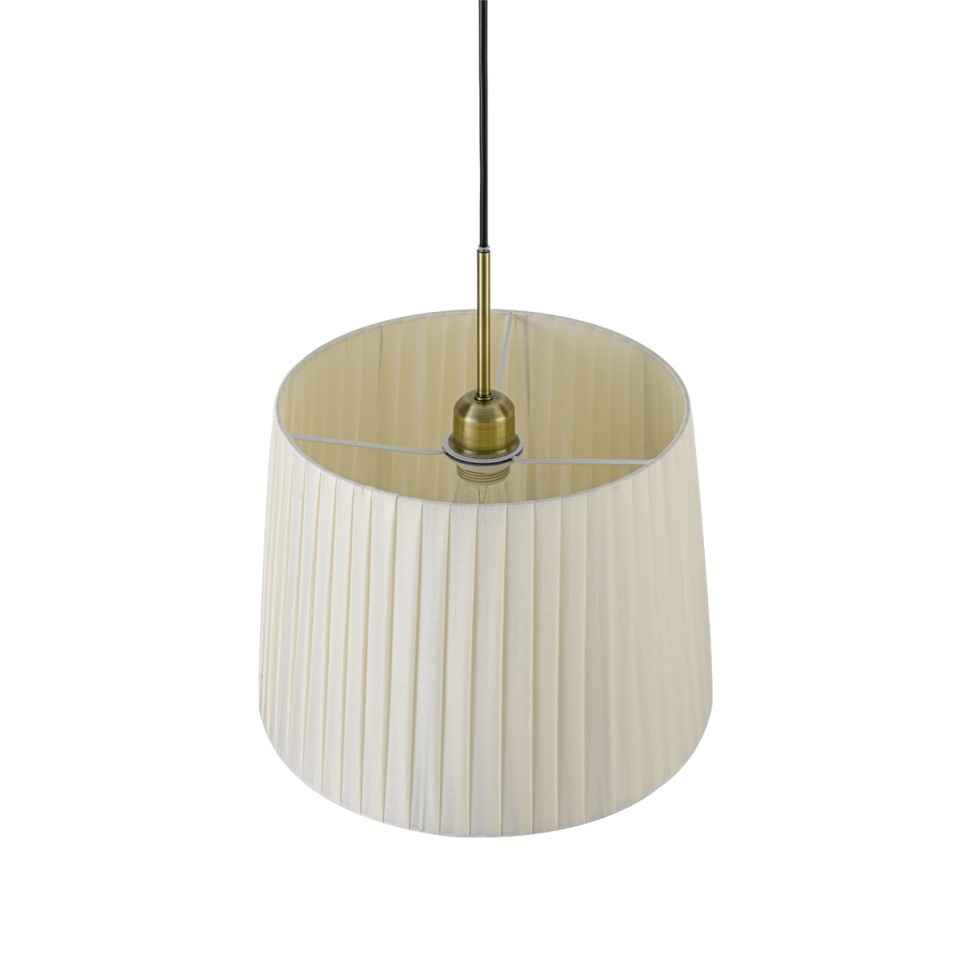 8302/1 Lumion MODERNI подвесной светильник TUNE, бронза/черный/бежевый, металл/текстиль E27*1*60W