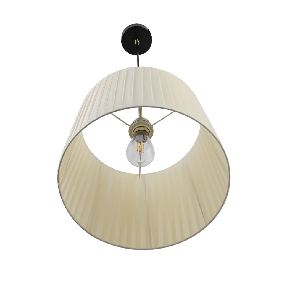 8302/1 Lumion MODERNI подвесной светильник TUNE, бронза/черный/бежевый, металл/текстиль E27*1*60W