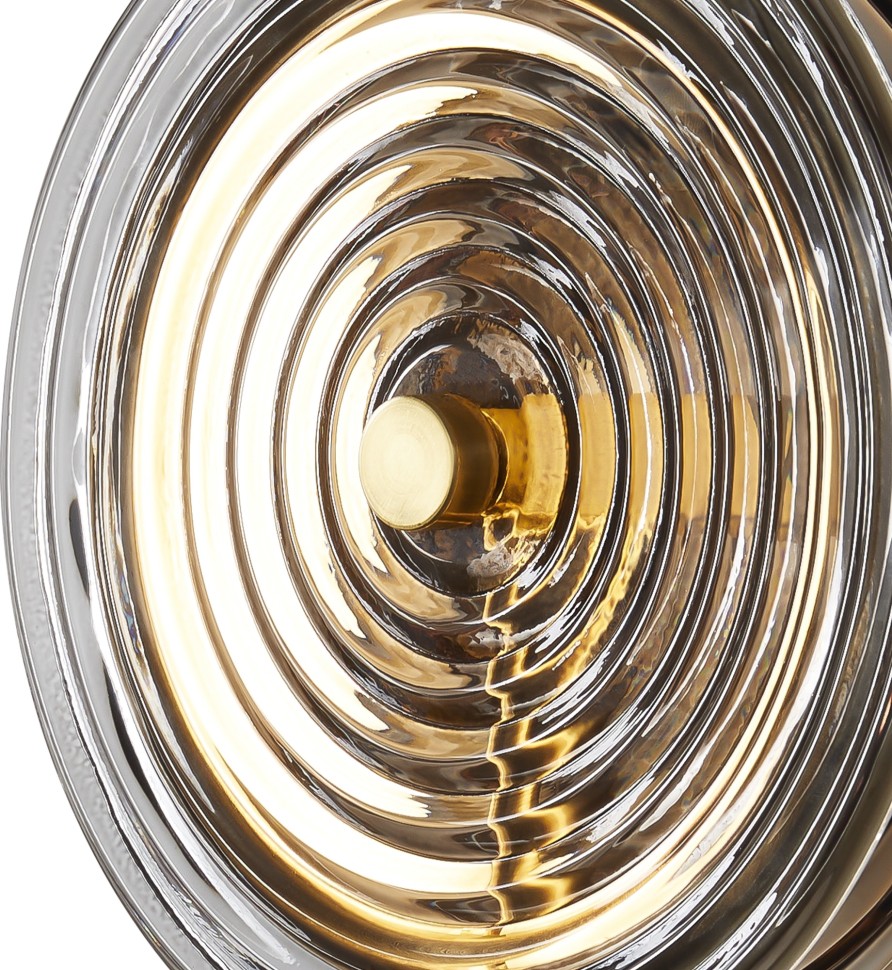 FR5442WL-L7B Freya Настенный светодиодный светильник Borbon, Дымчатый, латунь, 7W, 3000K, 200mm