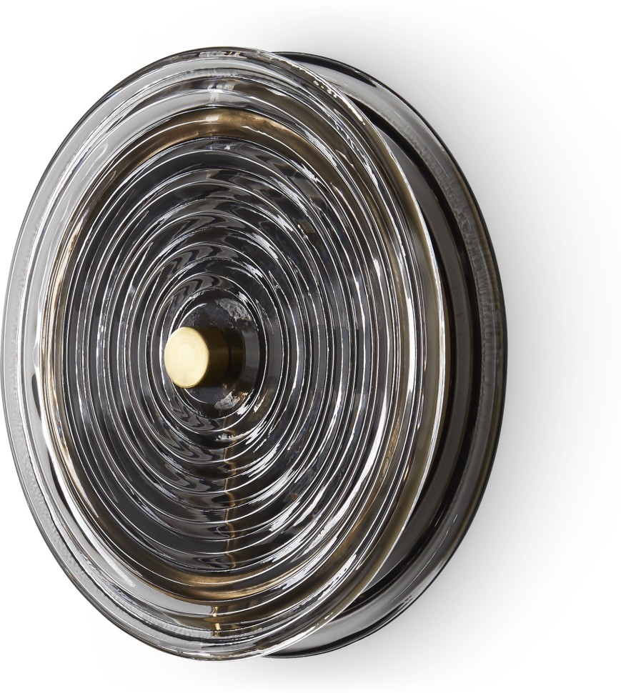 FR5442WL-L7B Freya Настенный светодиодный светильник Borbon, Дымчатый, латунь, 7W, 3000K, 200mm