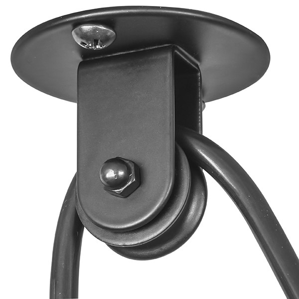 761057 Lightstar Люстра потолочная паук черный ACROBATA