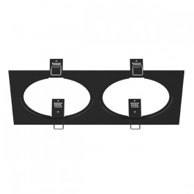 217827 Lightstar Рамка черная INTERO 111 DOUBLE OUADRO