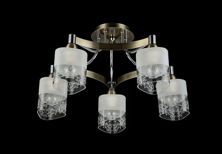 FR5475CL-05CH Freya Потолочная люстра Tasmania