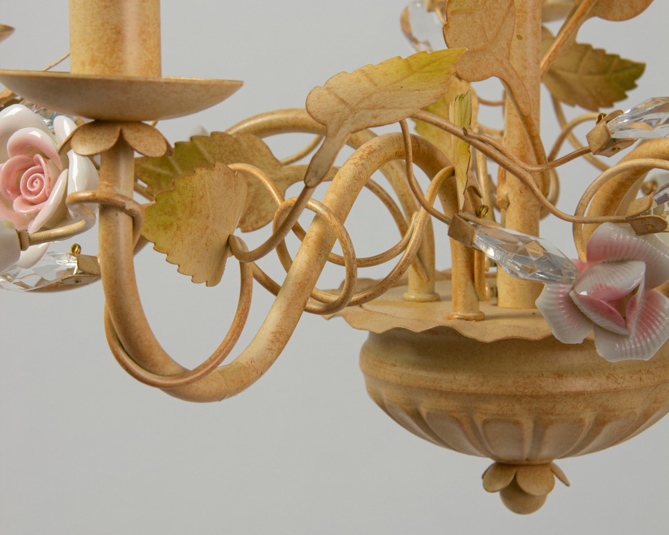 SD0925/8 Abrasax подвесная люстра Suzanne, в стиле Прованс с цветами 