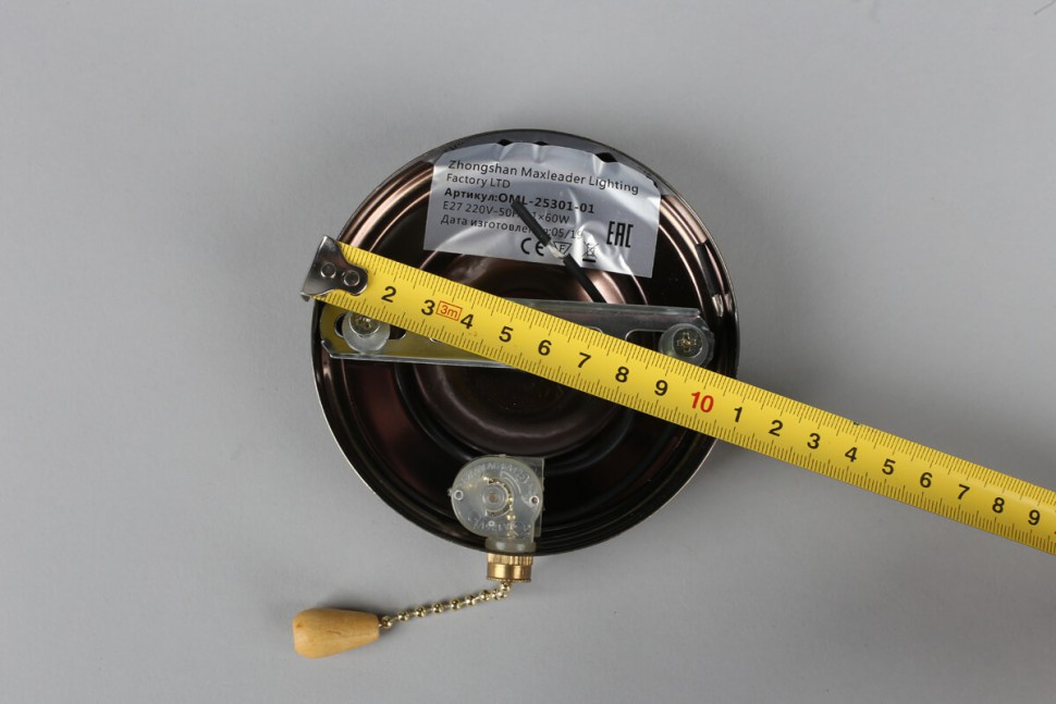 OML-25301-01 OMNILUX бра с выключателем Alimini