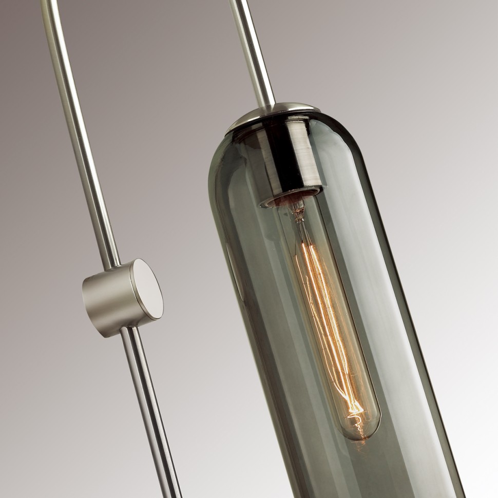 4805/1W ODEON LIGHT Pendant настенный светильник Vosti, дымчатый, никель, Е27