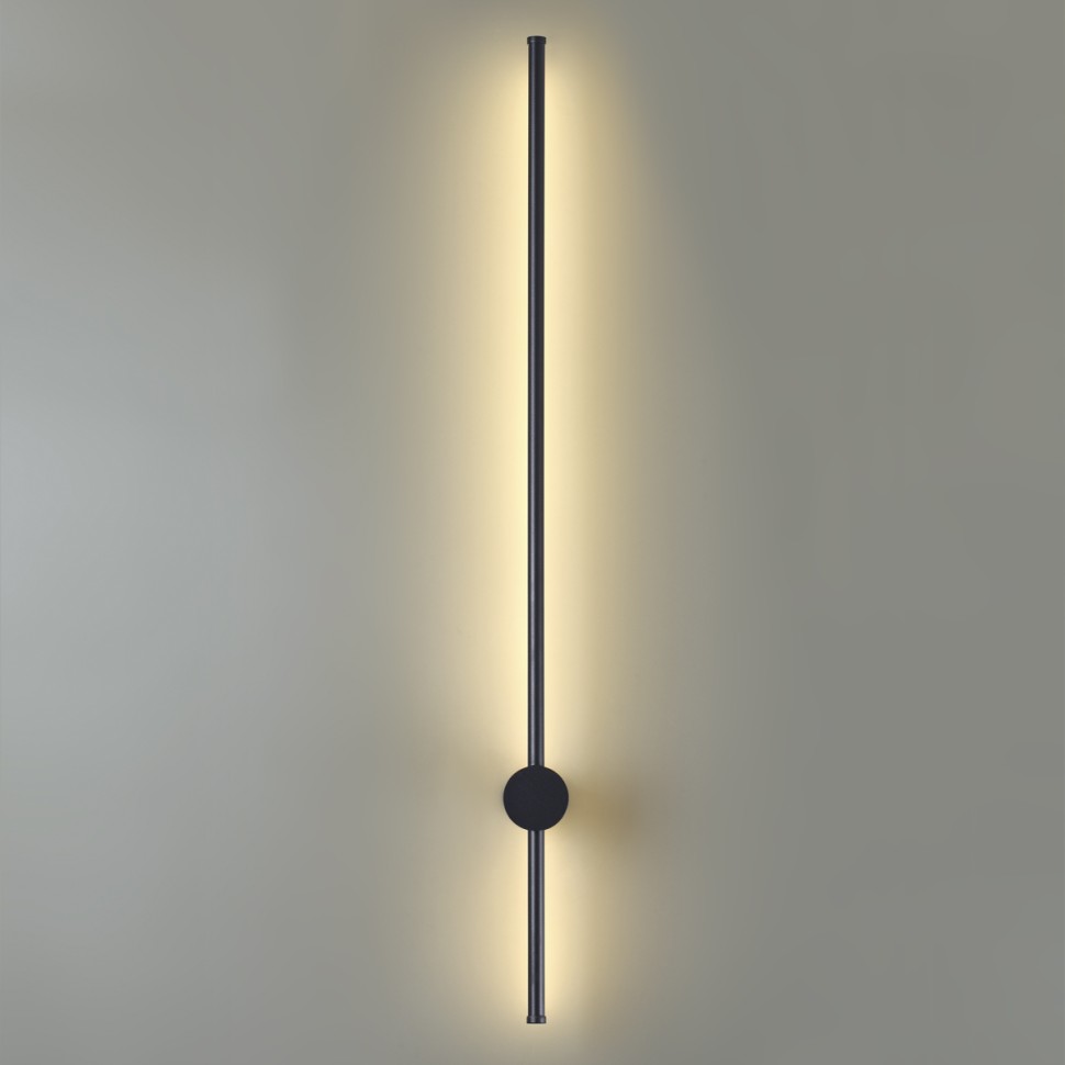 5677/12WL Lumion LEDIO черная настенная светодиодная подсветка Bram 12W, 3000K, 820Lm, 90см