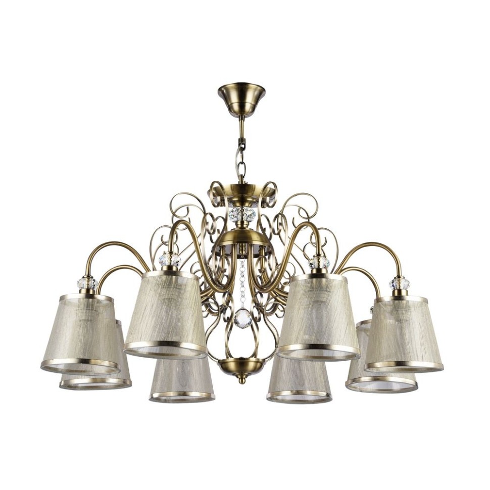 FR2405-PL-08-BZ Freya Подвесная-потолочная люстра Driana