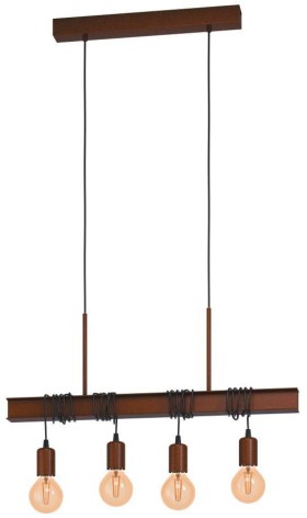 43523 EGLO подвесной светильник лофт Townshend 4