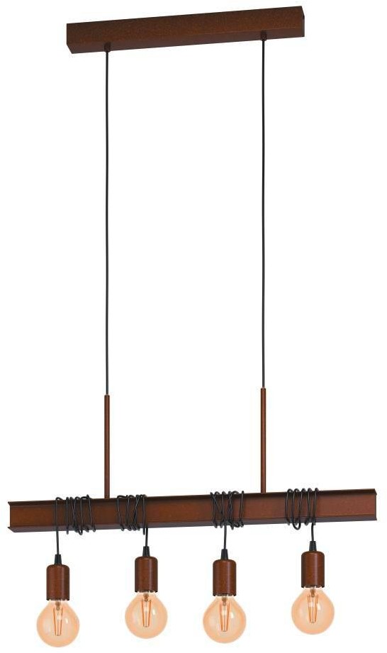 43523 EGLO подвесной светильник лофт Townshend 4