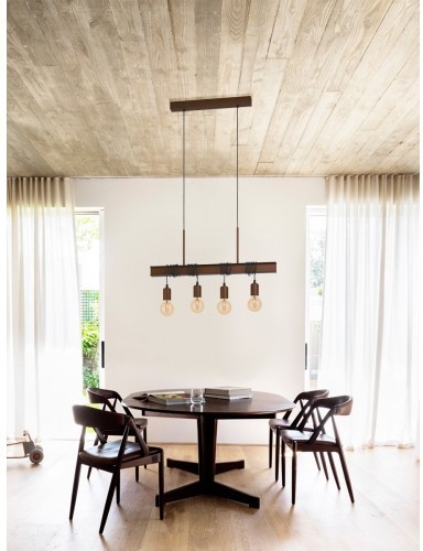 43523 EGLO подвесной светильник лофт Townshend 4