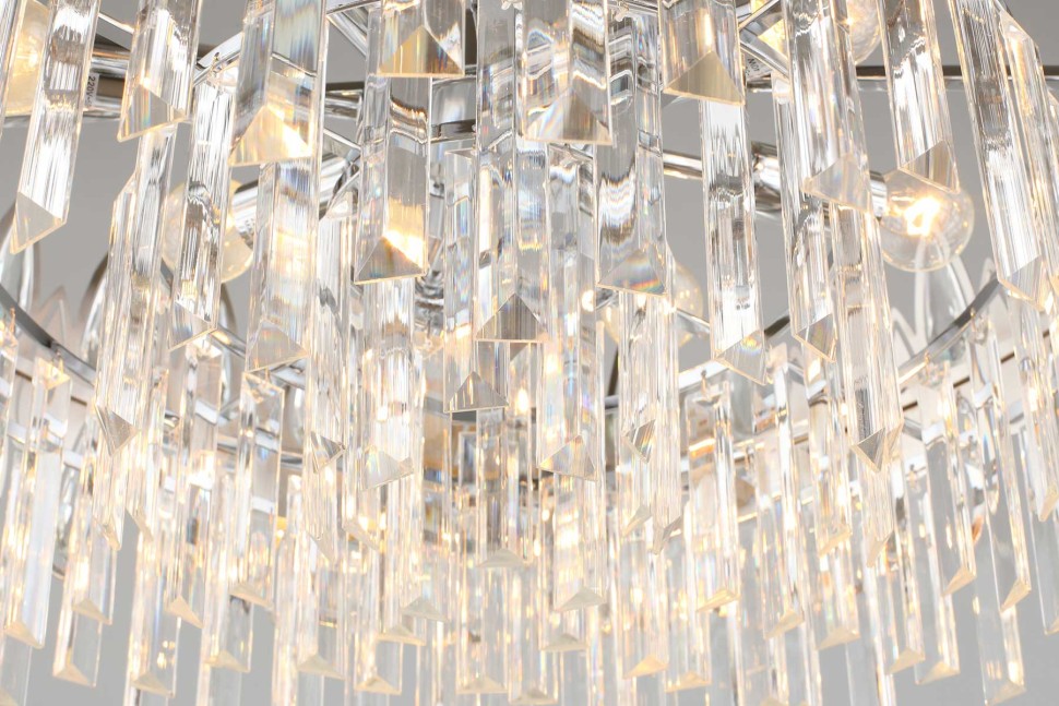 OML-71703-08 OMNILUX Riposto подвесная люстра хрусталь, хром