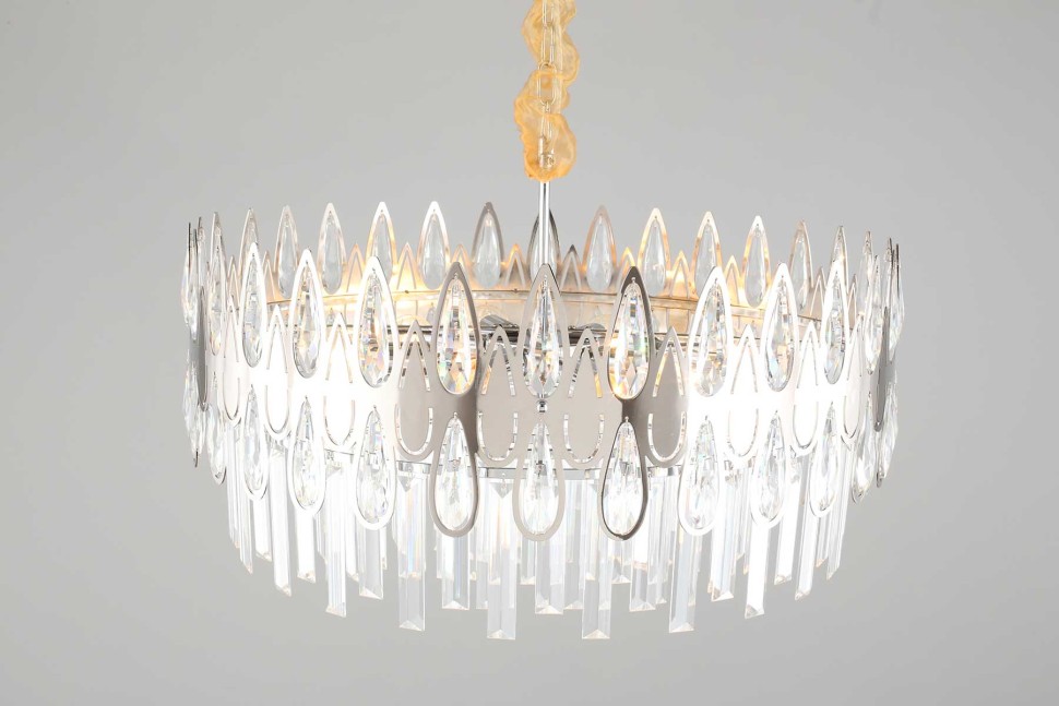 OML-71703-08 OMNILUX Riposto подвесная люстра хрусталь, хром