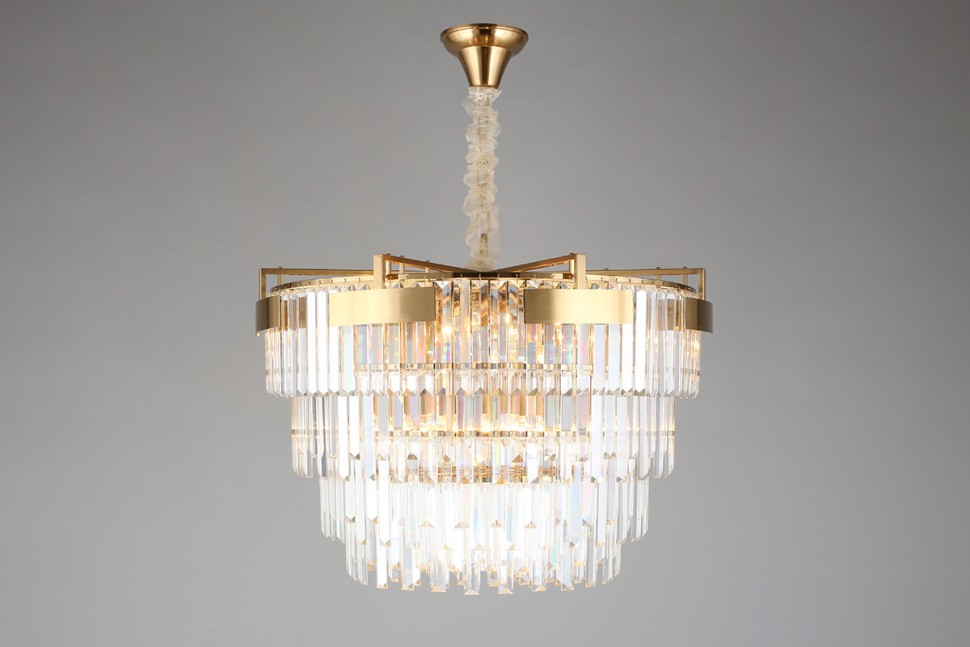 APL.813.13.15 APLOYT подвесная хрустальная люстра Mariz, латунь, E14*15*40W, 70см