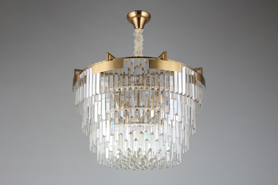 APL.813.13.15 APLOYT подвесная хрустальная люстра Mariz, латунь, E14*15*40W, 70см