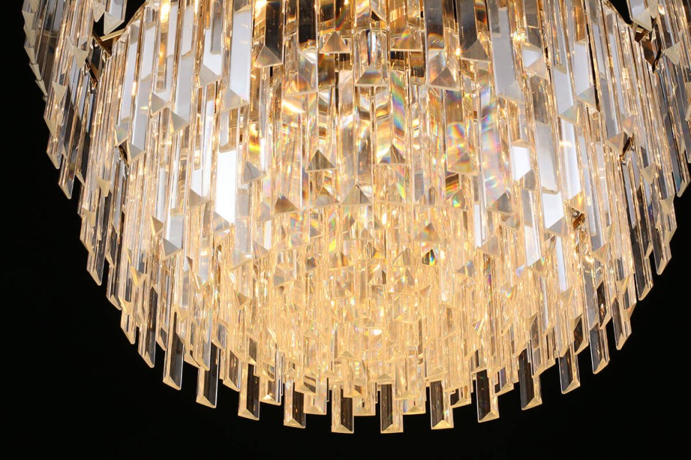 APL.813.13.15 APLOYT подвесная хрустальная люстра Mariz, латунь, E14*15*40W, 70см