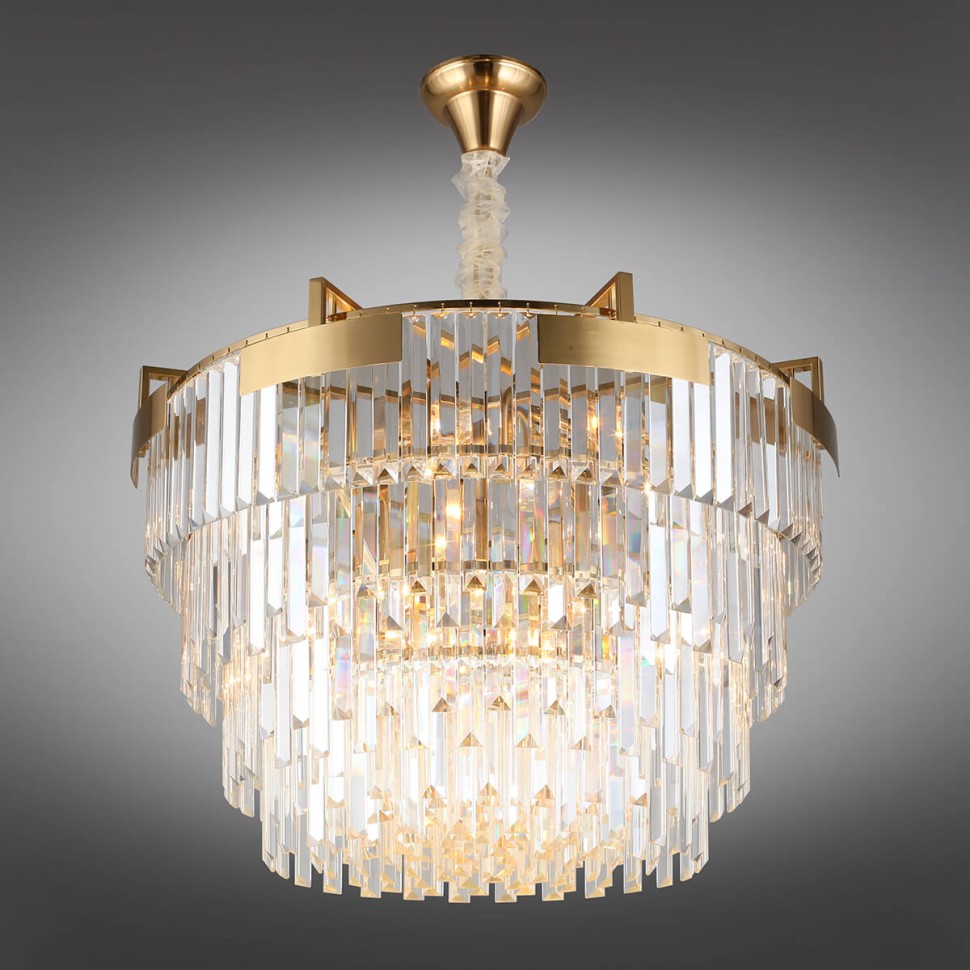 APL.813.13.15 APLOYT подвесная хрустальная люстра Mariz, латунь, E14*15*40W, 70см