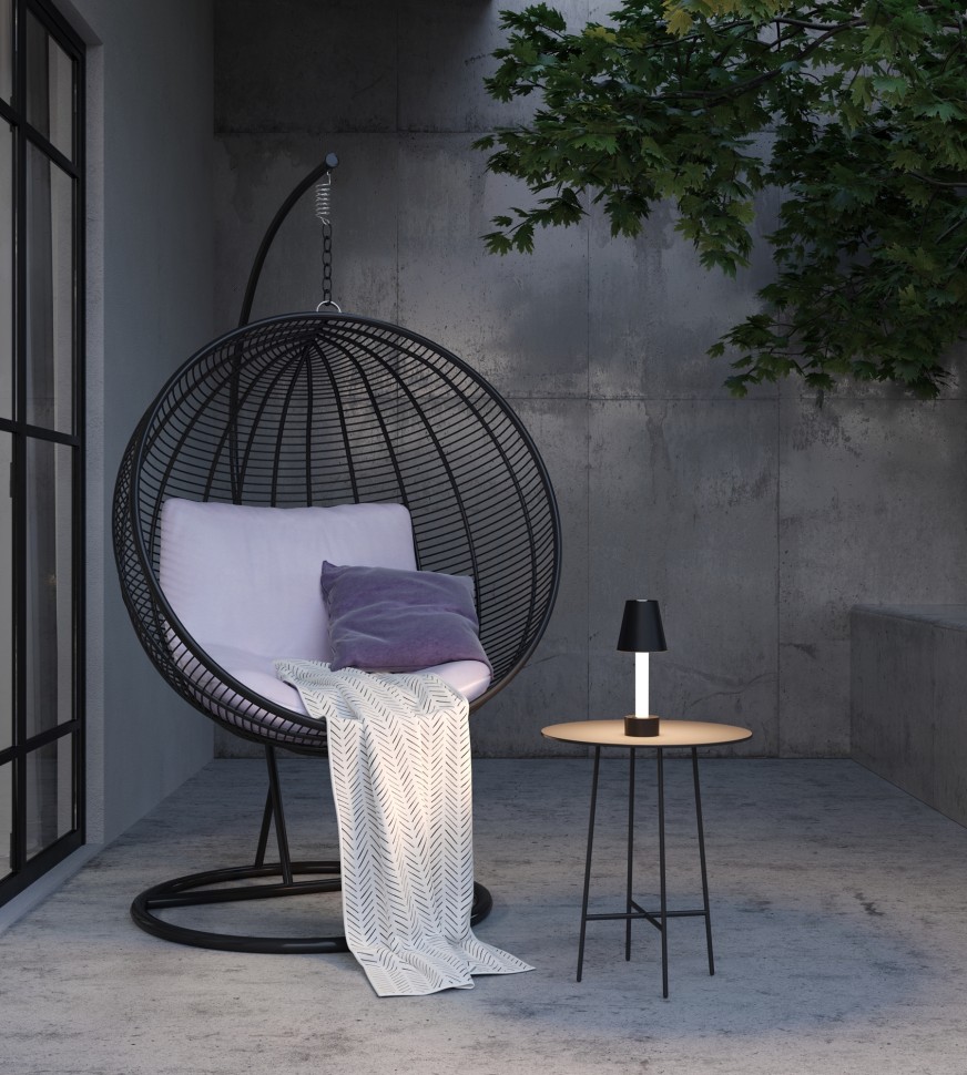 MOD104TL-3AB3K MAYTONI черная LED настольная лампа Tet-a-Tet, 3W, 3000K