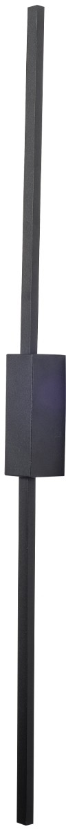 08419-80,19(4000K) Kink Light черный настенный светодиодный светильник 10W, 4000K, 80см