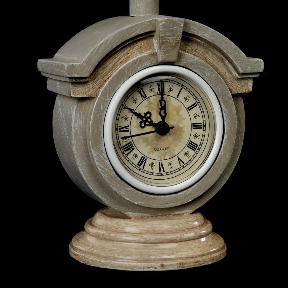 ARM132-TL-01-GR Maytoni Настольная лампа с часами Milea