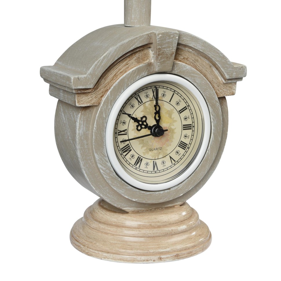 ARM132-TL-01-GR Maytoni Настольная лампа с часами Milea