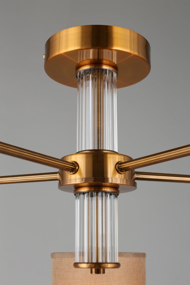 OML-56907-05 OMNILUX потолочная люстра Barumini, золото, бежевый