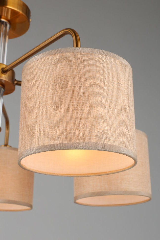 OML-56907-05 OMNILUX потолочная люстра Barumini, золото, бежевый