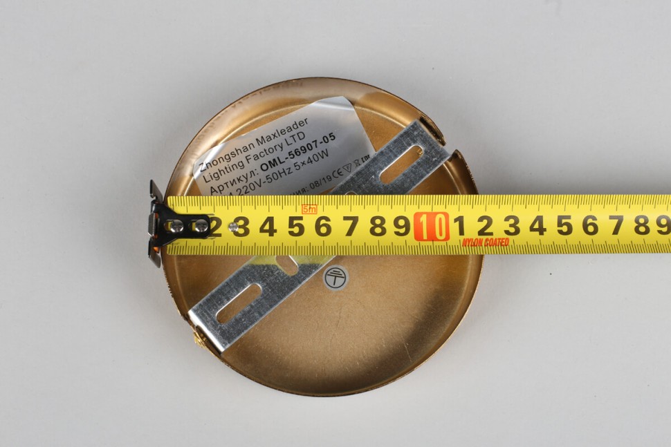 OML-56907-05 OMNILUX потолочная люстра Barumini, золото, бежевый