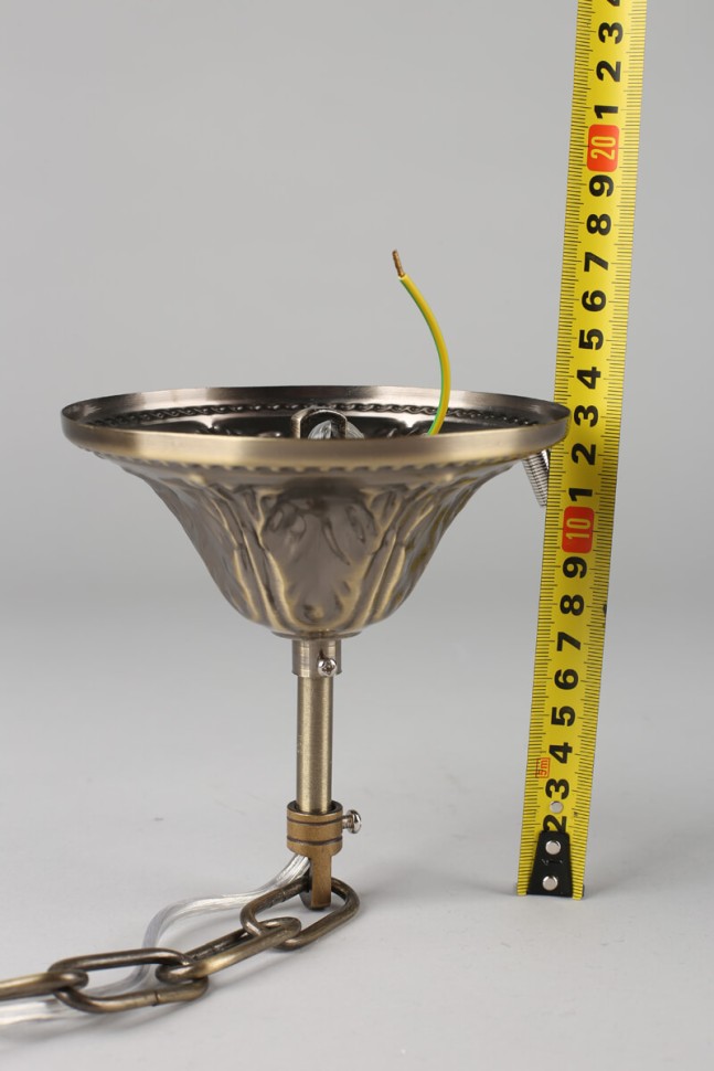 OML-79113-08 OMNILUX подвесная люстра Belluno, бронза и бежевый, E14*8*40W