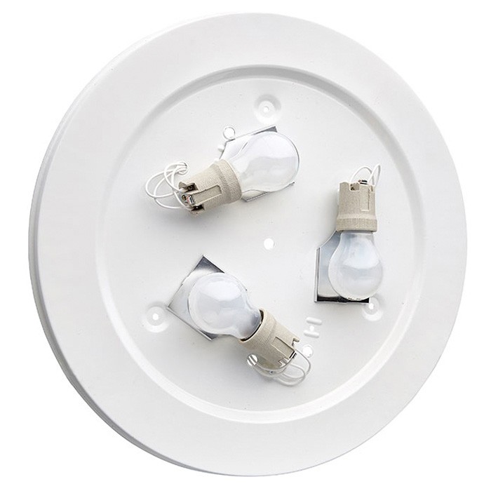 Архив - 353 SONEX Duna Настенно-потолочный светильник Тарелка, 50см, Е27*3*100W, хром