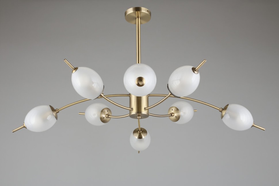 OML-57107-08 OMNILUX потолочная люстра Roncola, бронза, белый