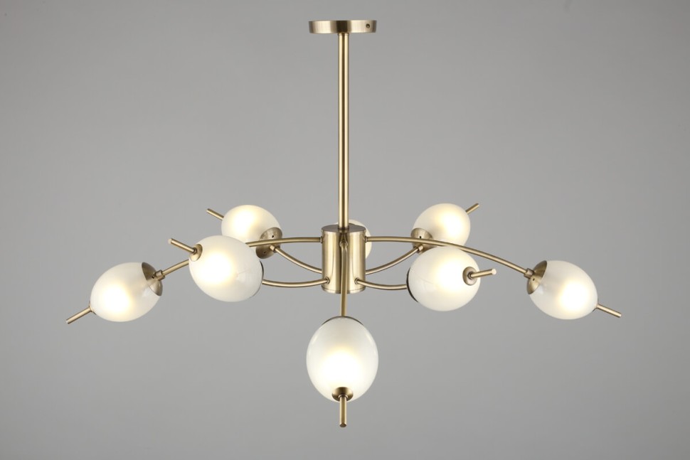 OML-57107-08 OMNILUX потолочная люстра Roncola, бронза, белый