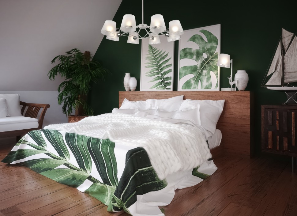 FR5108PL-08CH FREYA потолочная люстра Gino, 83см, E14*8*40W