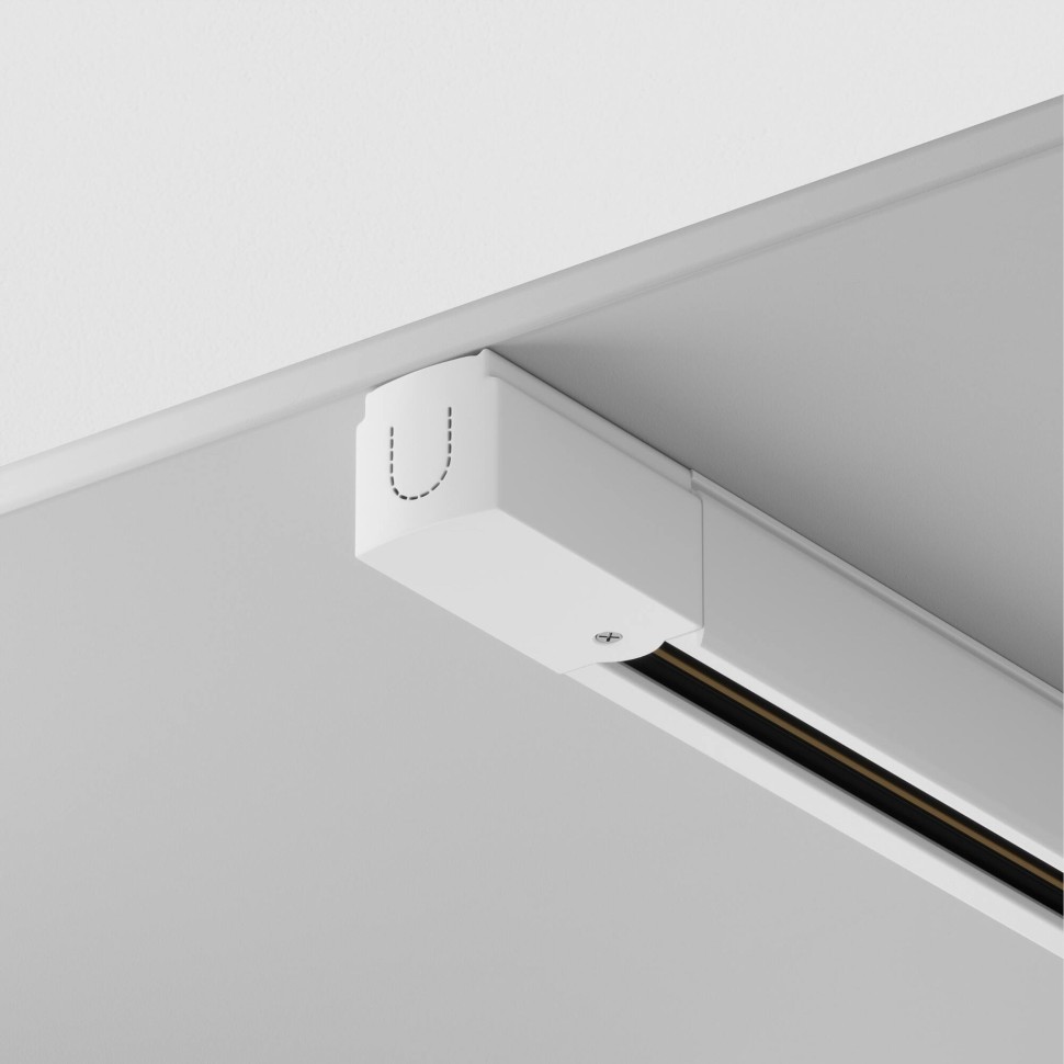 TRX005-313W Maytoni Technical Шинопровод подвесной трёхфазный 220V белый 3 метра